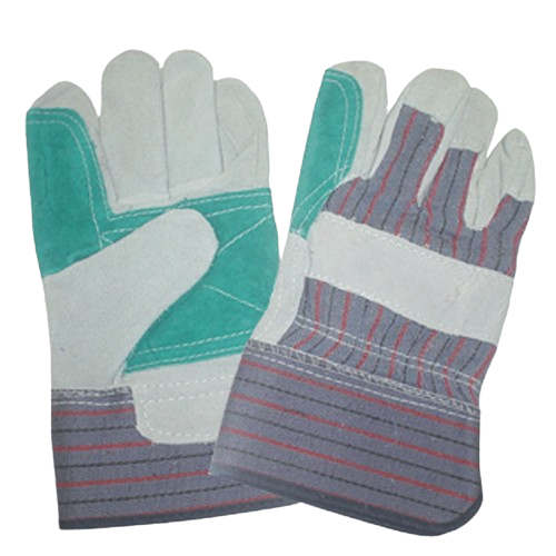 GUANTE DE CUERO Y LONA