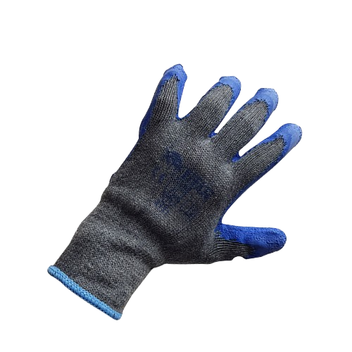 GUANTE FLEXTUFF LATEX RUGOSO AZUL