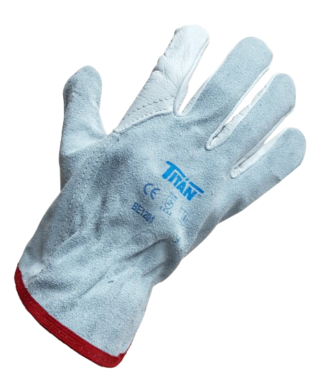 GUANTE DE PIEL Y CARNAZA COMBINADO