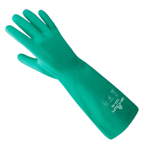 GUANTE NITRILO LARGO 18"